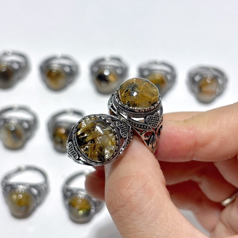 Beautiful Rutile Quartz Crystal Ring Wholesale - Wholesale Crystals