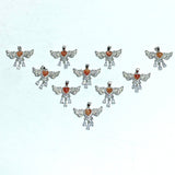 Beautiful Sunstone Heart Wing Pendants Wholesale - Wholesale Crystals