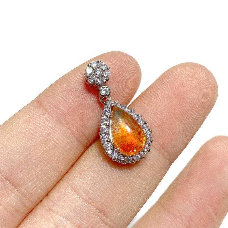 Beautiful Sunstone Teardrop Pendants Wholesale - Wholesale Crystals
