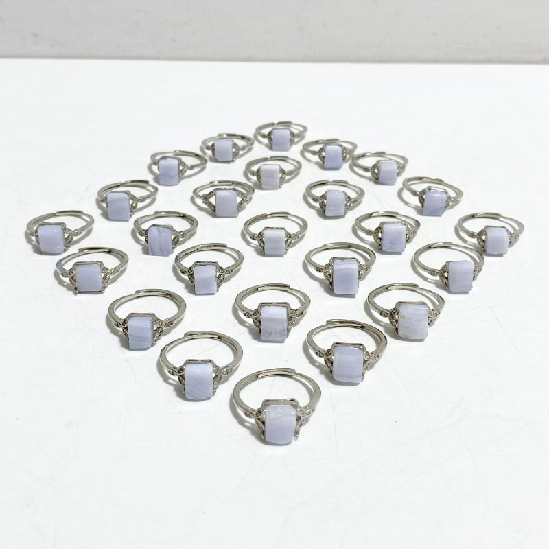 Blue Lace Agate Ring Wholesale - Wholesale Crystals