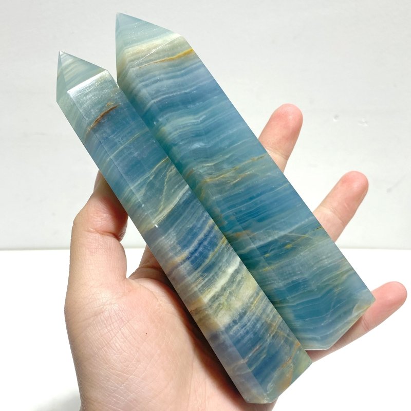Blue Onyx Point Wholesale - Wholesale Crystals