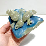 Blue Trolleite Eagle Carving - Wholesale Crystals