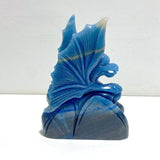 Blue Trolleite Flying Dragon Carving 15 - Wholesale Crystals