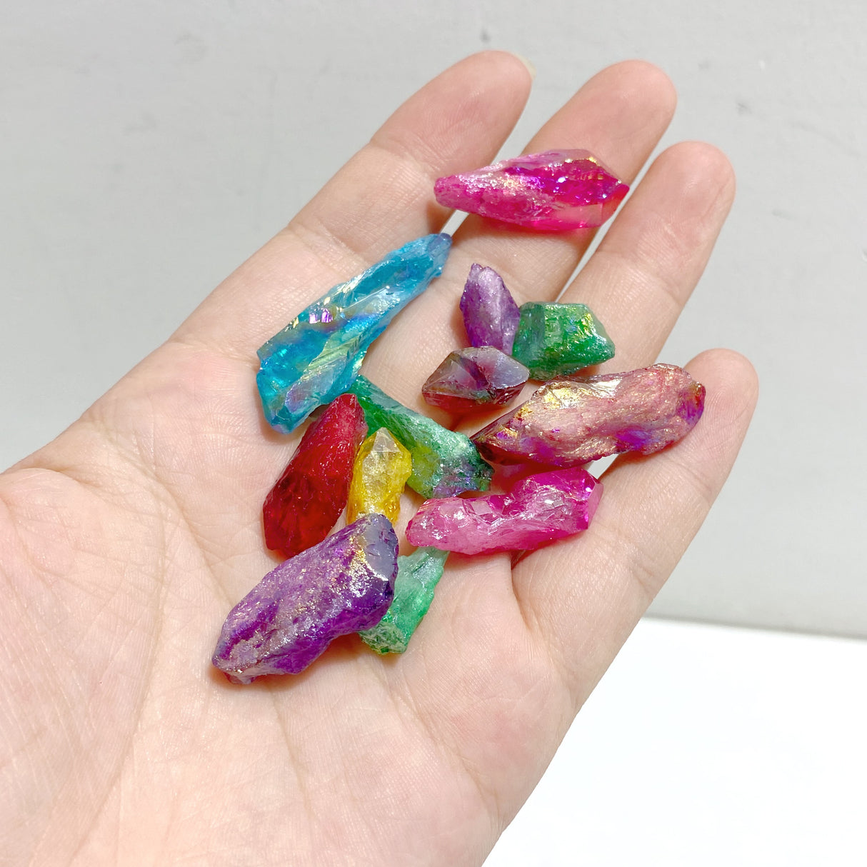 Aura Citrine Mini Point Rough Crystal Wholesale