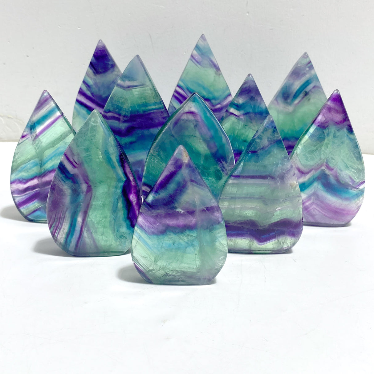 Rainbow Fluorite Arrow Head Shape Wholesale