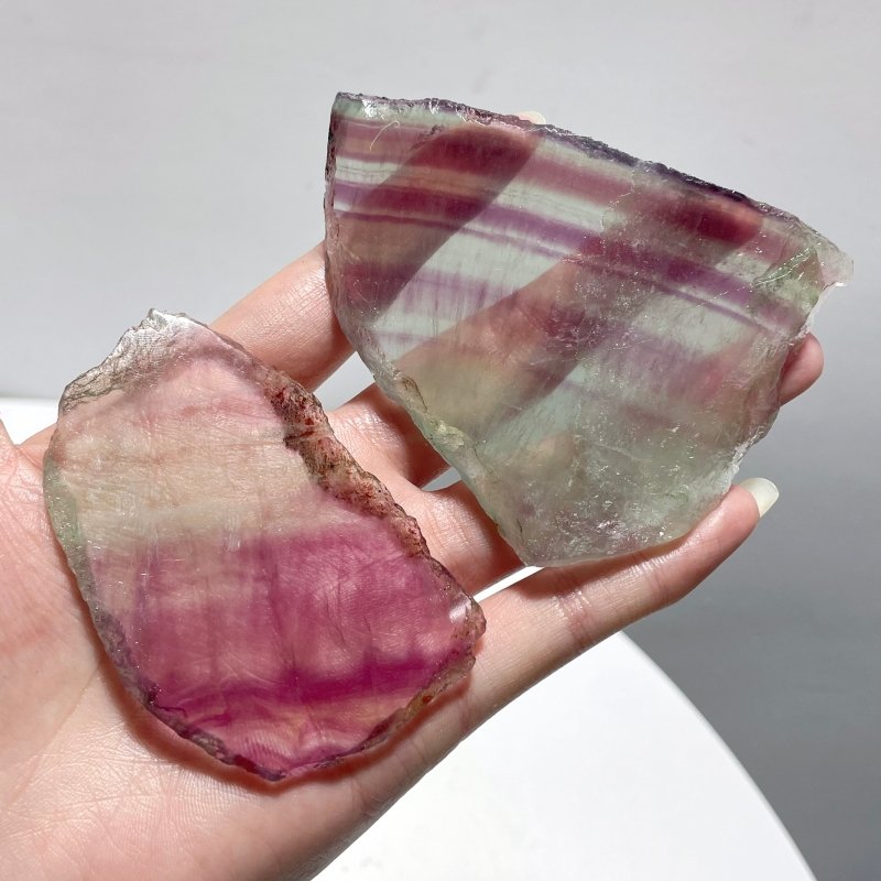 Candy Rainbow Fluorite Slab Wholesale - Wholesale Crystals