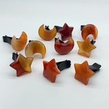 Carnelian Crystal Car Air Vent Clips Moon & Star Wholesale Car Accessories -Wholesale Crystals