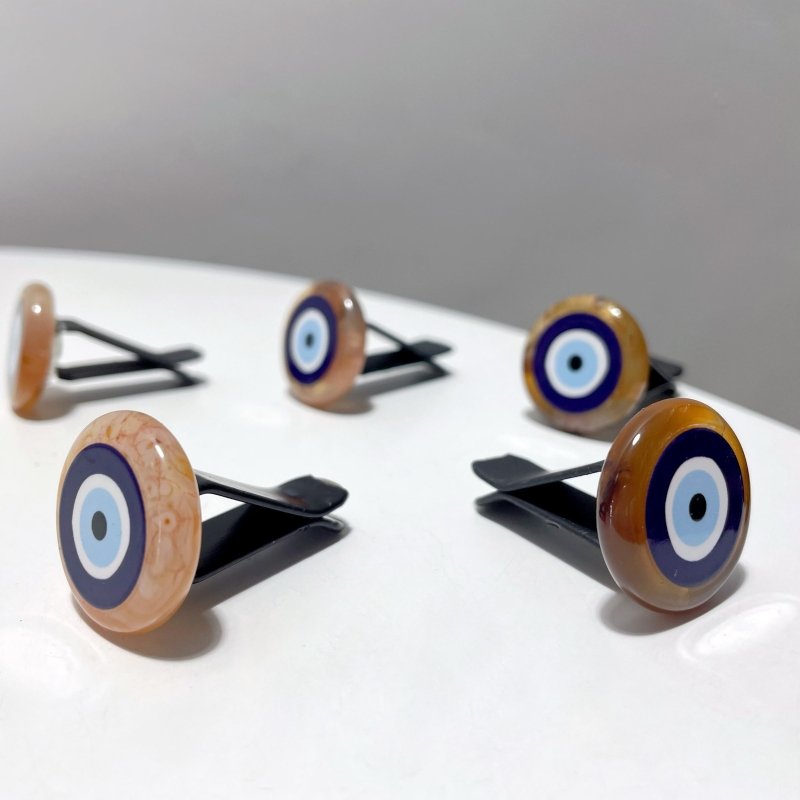 Carnelian Evil Eye 🧿 Car Air Vent Clips Wholesale Car Accessories - Wholesale Crystals