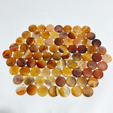 Carnelian Round Flat Cabochon Wholesale -Wholesale Crystals