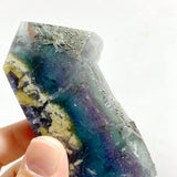 20 Pieces Blue Fluorite Mixed Pyrite Raw Side Tower Point