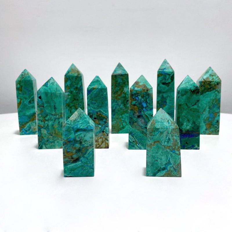 Chrysocolla Point Tower Wholesale - Wholesale Crystals