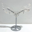 Clear Quartz Heart Wing Carving With Stand -Wholesale Crystals