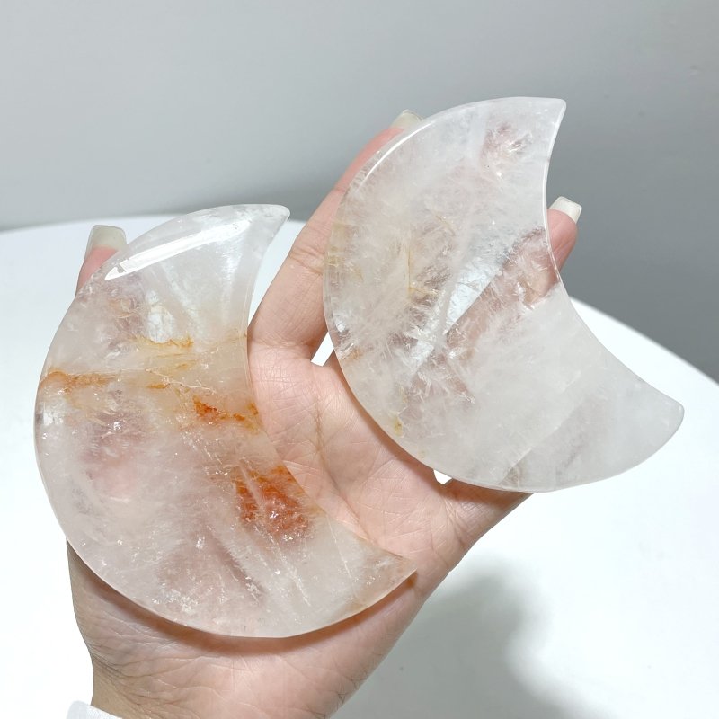 Clear Quartz Moon Carving Wholesale - Wholesale Crystals