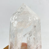 Clear Quartz Point Raw Bottom With Stand -Wholesale Crystals