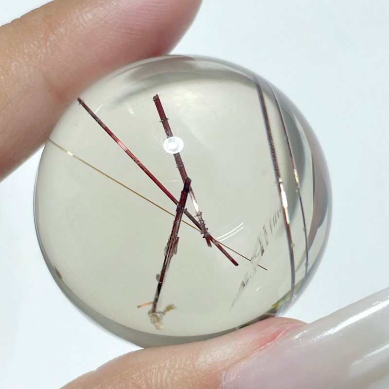 Clear Rutile Quartz Sphere - Wholesale Crystals