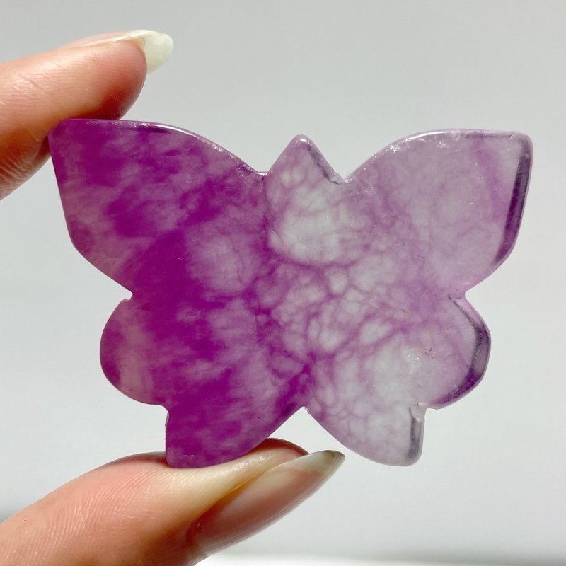 Colorful Fluorite Butterfly Carving Wholesale - Wholesale Crystals