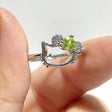 Cut Faceted Peridot Rings Hello Kitty Shape Wholesale - Wholesale Crystals