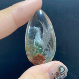 4 Pieces Pegasus Garden Quartz Inner Scene Carving