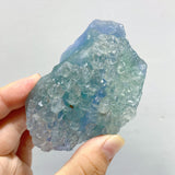 14 Pieces Blue Fluorite Mixed Calcite Raw Stone Specimen For Collection