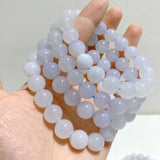 10 Pieces Blue Chalcedony Bracelets Closeout
