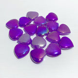 6 Colors Mixed Aura Rose Quartz Heart Wholesale Closeout