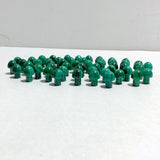 52 Pieces 2CM Malachite Mushroom