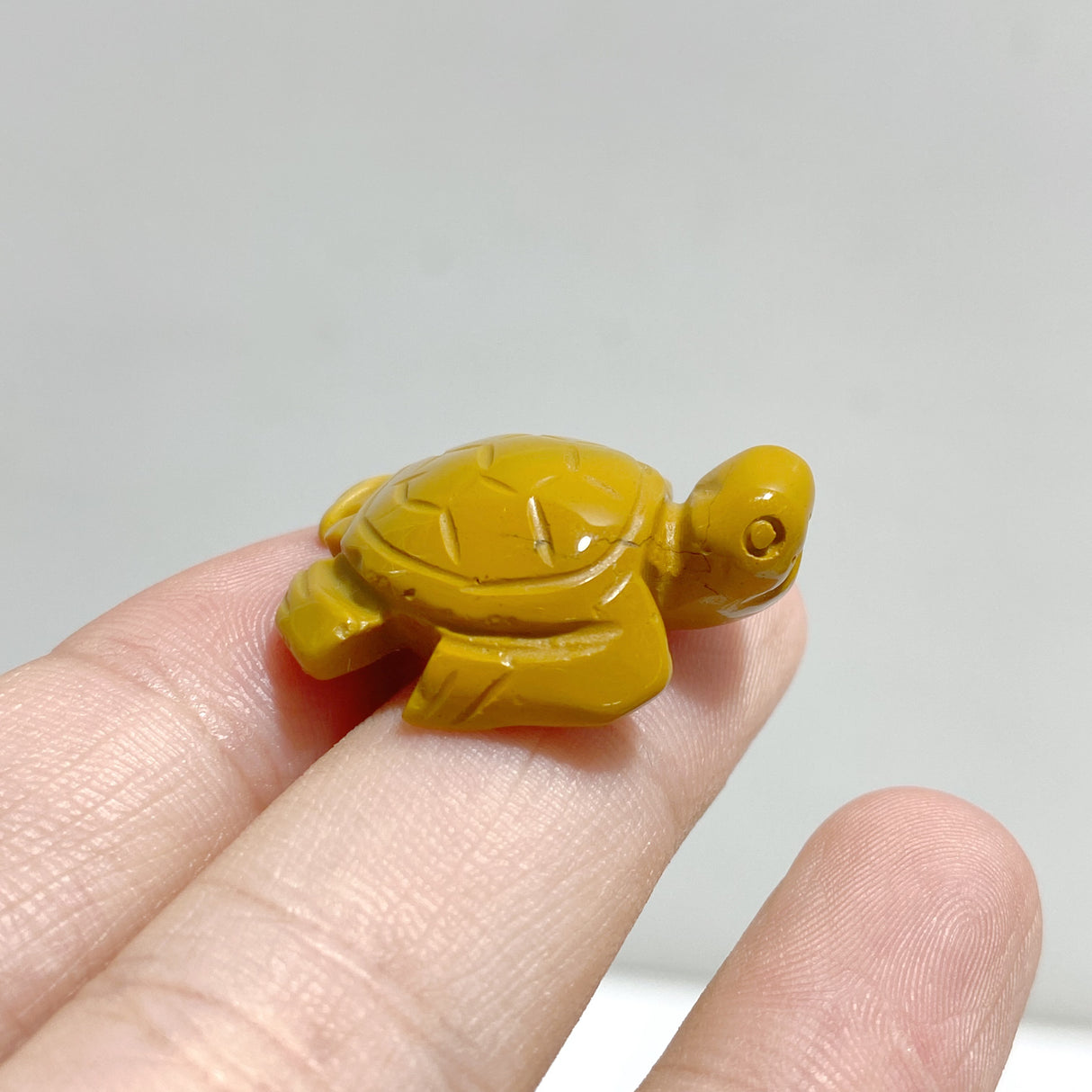 Mini Yellow Mookaite Sea Turtle Carving Wholesale