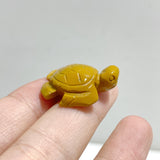 Mini Yellow Mookaite Sea Turtle Carving Wholesale