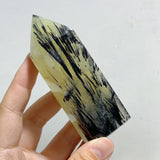 45 Pieces Heat Treatment Citrine Mixed Black Tourmaline Tower Point