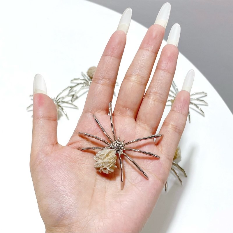 Desert Rose Spider Ornament Handmade Alloy Spider Wholesale - Wholesale Crystals