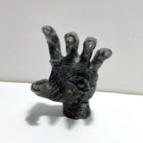 Yooperlite Stone Witchcore Demon Hand Carving