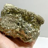 Natural Pyrite Mineral Specimen With Stand #A2