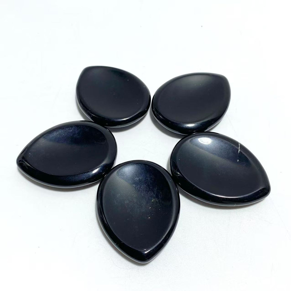 10 Types Worry Stones Teardrop Shape Wholesale Green Aventurine Labradorite Clear Quartz