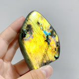 13 Pieces Beautiful Polished Yellow Blue Labradorite Free Form