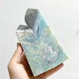 11 Pieces Caribbean Calcite Four-Sided Points