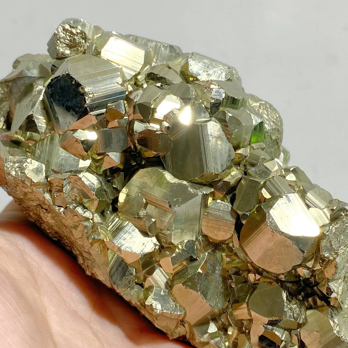 Natural Pyrite Mineral Specimen With Stand #A4