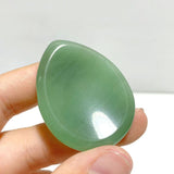 10 Types Worry Stones Teardrop Shape Wholesale Green Aventurine Labradorite Clear Quartz