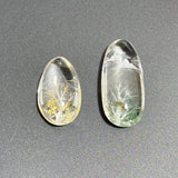 2 Pieces Scenery Garden Quartz Inner Scene Carving