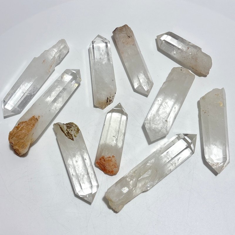 Fat Clear Quartz Large Points Raw Bottom Wholesale - Wholesale Crystals