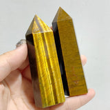 Fat Yellow Tiger Eye Point Wholesale -Wholesale Crystals