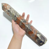 4 Pieces Tall China Agate Tower Point