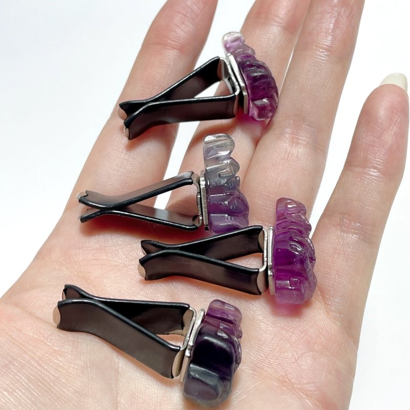 Fluorite Christmas Tree Car Air Vent Clips Wholesale Car Accessories - Wholesale Crystals