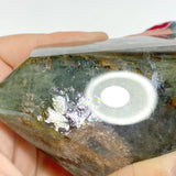 Garden Quartz Raw Bottom Point With Stand 4 - Wholesale Crystals