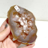 Geode Pink Amethyst Slab Butterfly Wing Carving With Stand -Wholesale Crystals