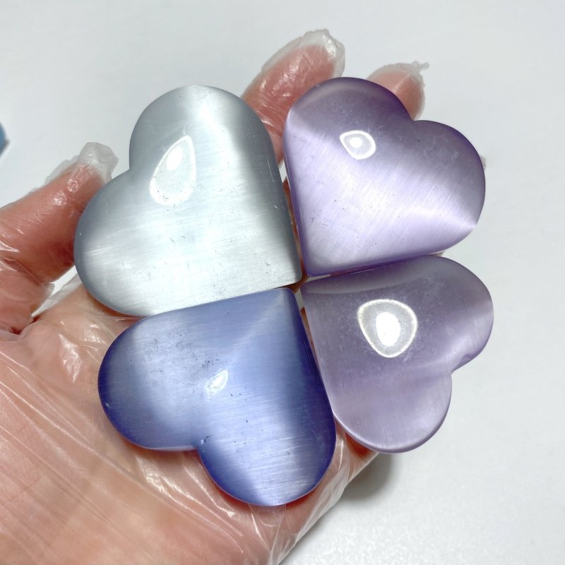 Glass Cat Eye Heart Wholesale - Wholesale Crystals