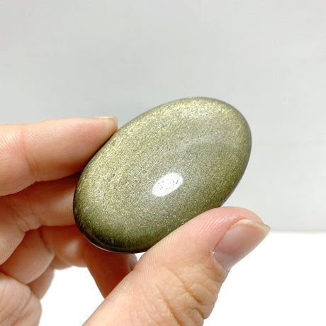 Gold Sheen Obsidian Palm Stone Wholesale - Wholesale Crystals