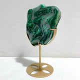 High Quality Polished Malachite With Stand Home Decor -Wholesale Crystals