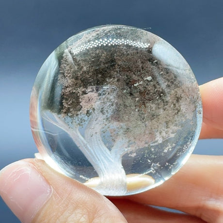 High Quality Scenery Colorful Tree Garden Quartz Inner Scene Carving(HGUD06) -Wholesale Crystals