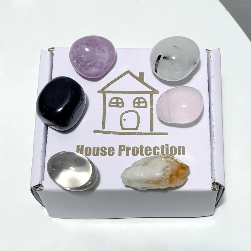 House Home Protection Crystal Set Gift Box Wholesale Shrink Wrap Packaging - Wholesale Crystals