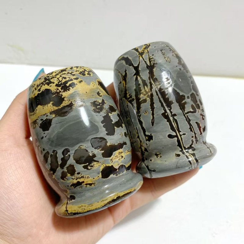 Ink Painting Stone Vase Wholesale Home Decor - Wholesale Crystals